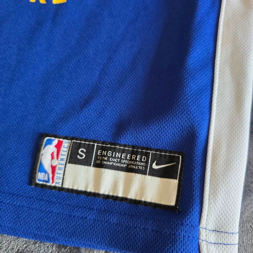 Nike Golden State Warriors Stephen Curry 30 Jersey Kids Small 4 Blue Basketball
